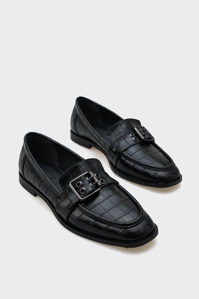 Capone Outfitters Carla Damen-Loafer-Schuhe mit Metallschnalle