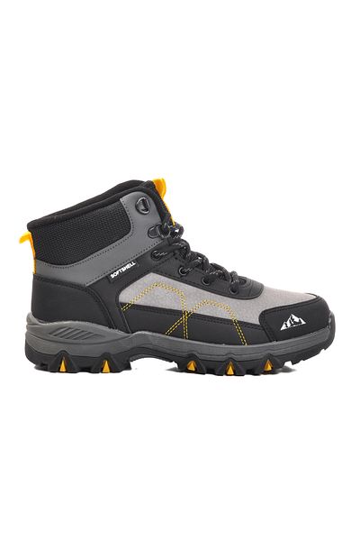Aspor Black Yellow Unisex Outdoor Boots