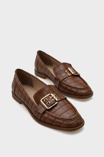 Capone Outfitters Dámské mokasínové boty Carla s kovovou přezkou