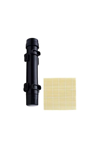 OMKNEPS Set de forme și covorașe pentru sushi, bambus/pvc, negru