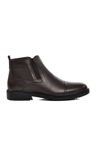 Aspor Coffee Floater Genuine Leather Classic Men's Boots