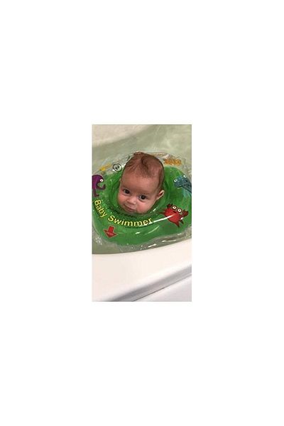 Babyswimmer Baby Neck Ring Green 0-24 Months
