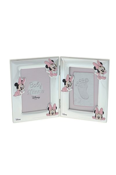 GiftExpress Silver photo frame with Baby Minnie Mouse print