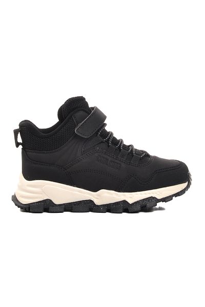 Aspor Black Unisex Velcro Kids Boots