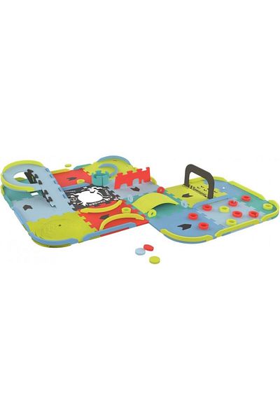 Knorrtoys Ralley Biz Foam Puzzle Mat, 87 pieces, Knorrtoys 21010