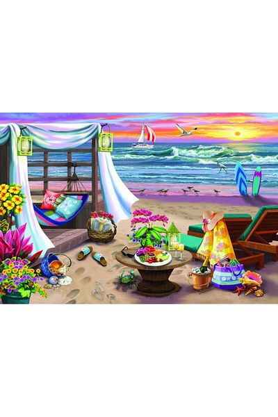 Wooden City Wooden Puzzle Summertime L, Wooden City, 505 pieces