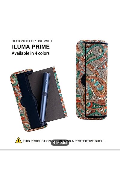 blackmount IQOS Iluma Prime Lüks Desenli Koruma Kılıfı