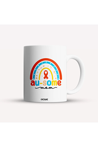 OEM Cană albă personalizată, Au-some mom, INOVATIX®. 330ml