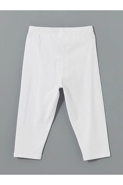 LC Waikiki LCW Παιδικό κοριτσίστικο κολάν με ελαστική μέση 3/4 μεγέθους