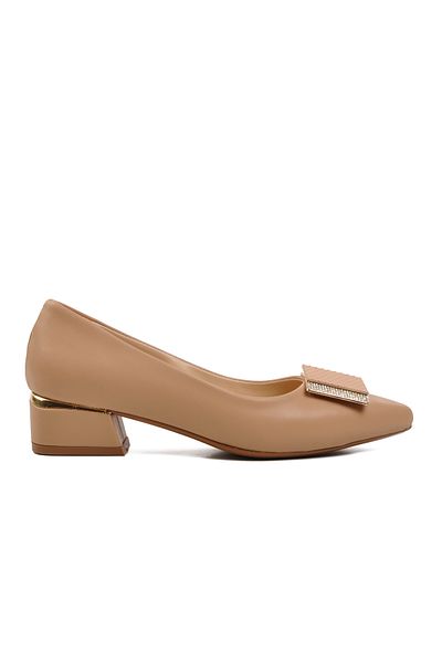 Aspor Nude Nut Women's Evening Dress Shoes