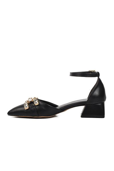Aspor Black Women's Evening Dress Shoes