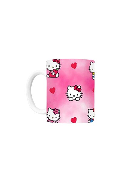 OEM Cană albă personalizată, Hello Kitty, INOVATIX®. 330 ml