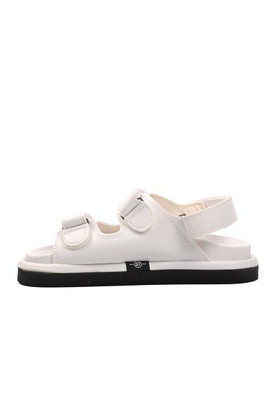 Aspor White Women's Flat Sandals