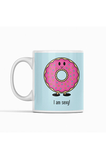 OEM Εξατομικευμένη λευκή κούπα "Sexy Donut", INOVATIX®. 330ml