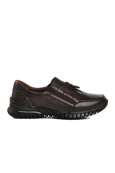 Voyager Brown Women's Genuine Leather Casual Shoes