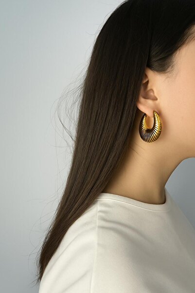 Genel Markalar 316L Çelik Üzeri Altın Kaplama Küpe