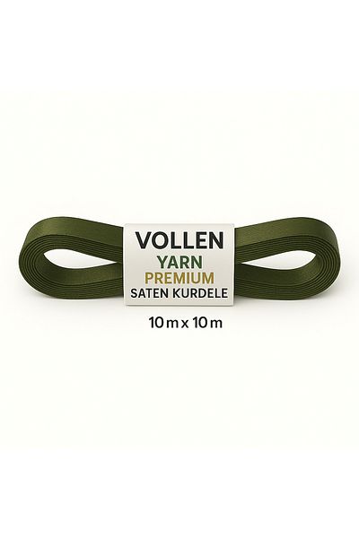 vollen yarn No:2 10 mm 10 Mt Satin Ribbon