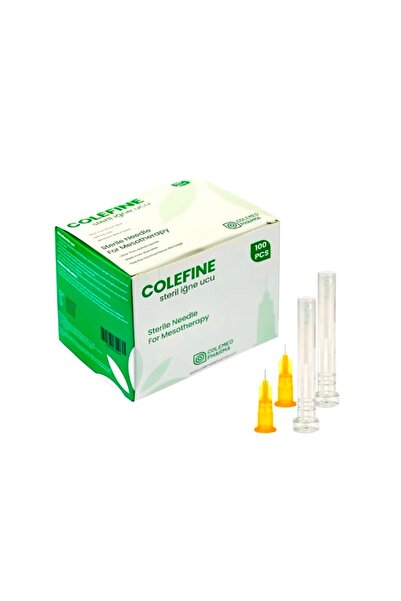 COLEFINE Steril 30g X 13mm Mezoterapi Iğnesi Enjektör Ucu (100 ADET)