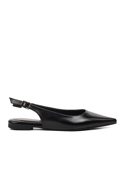 Aspor Black Women's Ballerinas