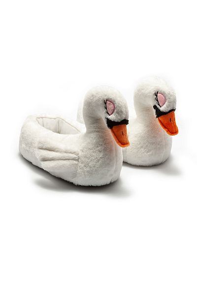 Twigy Papuci White Swan - Femei, Animale, 36/41