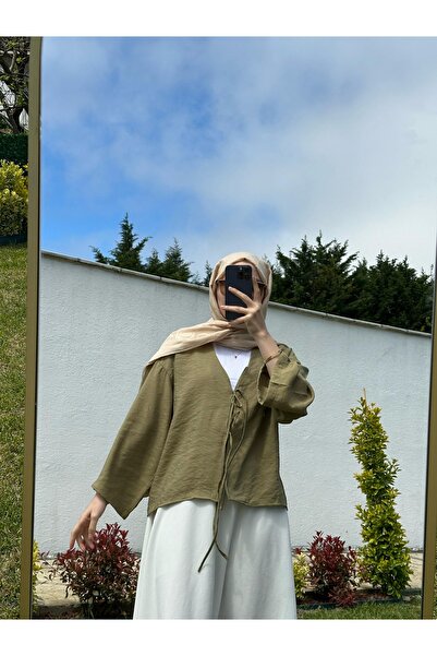 EMPERİA Kadın Önü Bağlamalı Gömlek