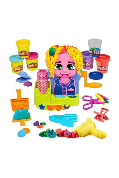 MR RZN STORE Play-Doh Color Hair Salon