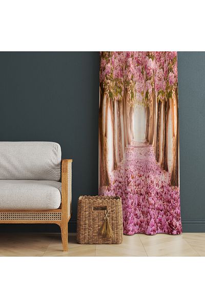 stellahomes Special Design Decorative Background Curtain 140X260 cm Single Wing