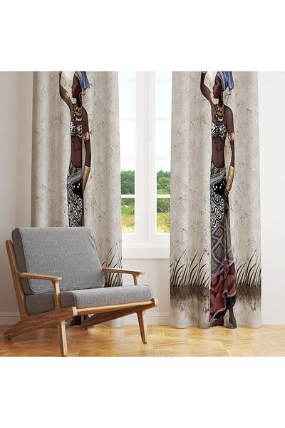 stellahomes Special Design Decorative Background Curtain 140X260 cm Single Wing