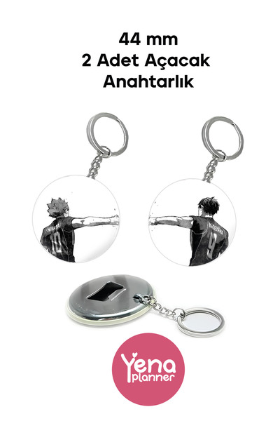 Yenaplanner حلية حقيبة كاجياما هيناتا / سلسلة مفاتيح فتاحة