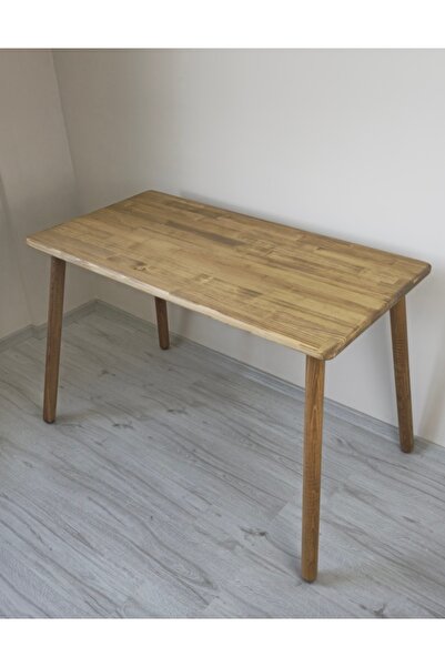 Alp E Ticaret Ahşap Çalışma Masası Bohem Ayaklı Ceviz Renk