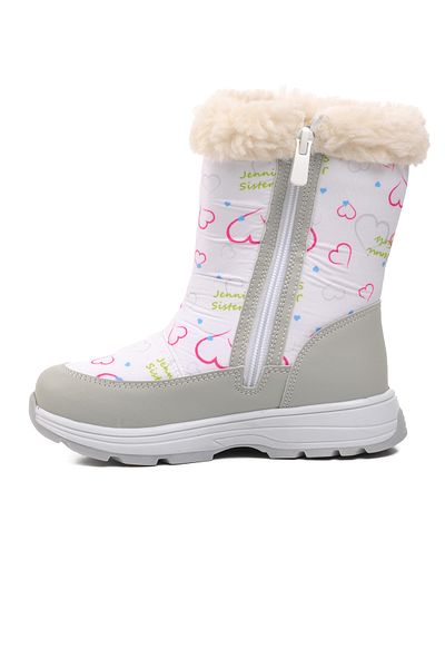 pepino White Girl's Snow Boots