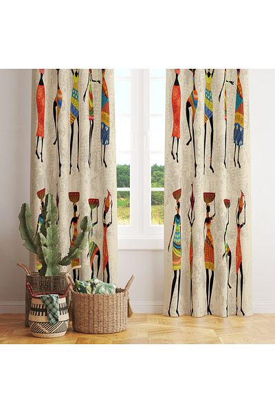 stellahomes Special Design Decorative Background Curtain 140X260 cm Single Wing