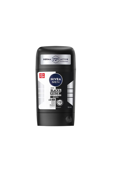 NIVEA Deodorant Stick For Men, B&w Power, 50 ml