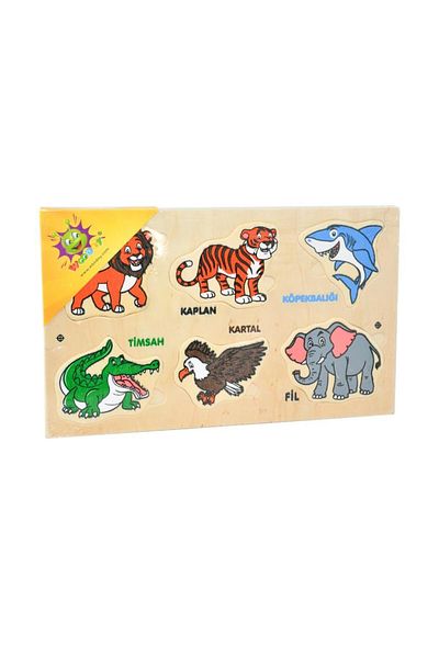 Toptan Bulurum 111 Woodoy Puzzle Wild Animals