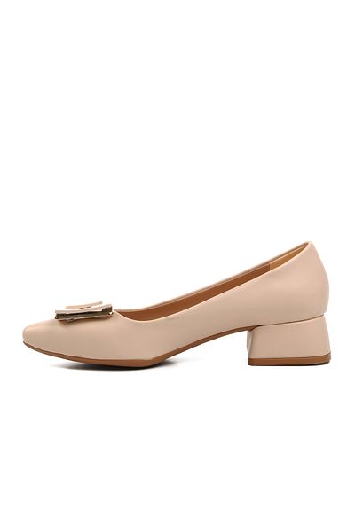 Aspor Beige Women's Heeled Shoes