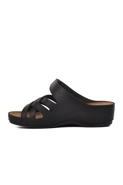 Aspor Black Women's Slippers