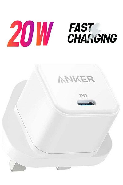 Anker 20W PowerPort III Cube Fast Charger - White