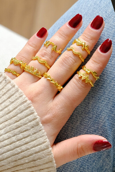 Jack Ferrero KADIN ÇOKLU EKLEM YÜZÜĞÜ