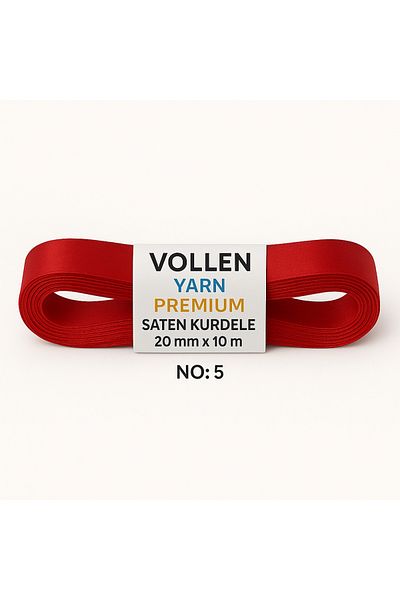 vollen yarn No:5 20 mm 10 Mt Satin Ribbon