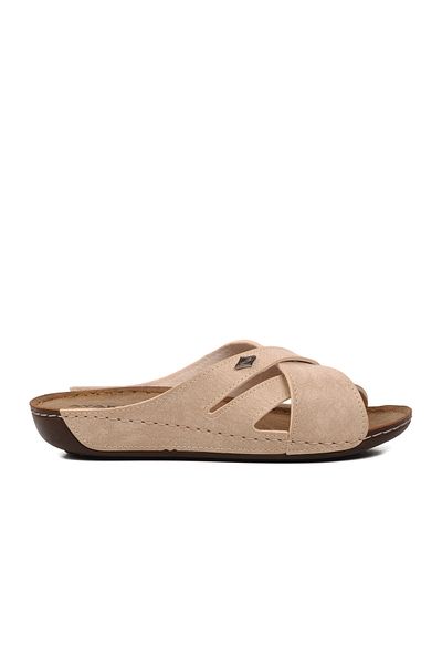Aspor Beige Women's Slippers