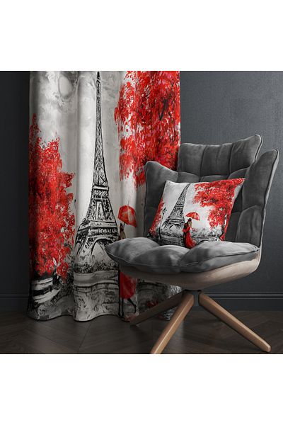 stellahomes Special Design Decorative Background Curtain 140X260 cm Single Wing