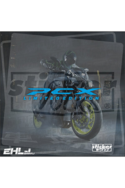 Sticker Works ملصق هوندا Pcx الإصدار المحدود