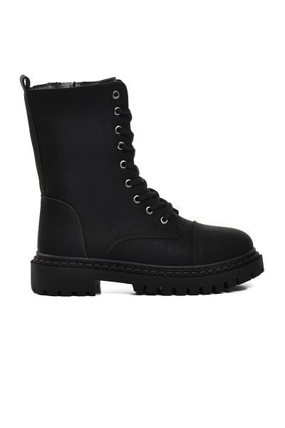 Aspor Black Suede Women's Boots