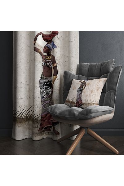 stellahomes Special Design Decorative Background Curtain 140X260 cm Single Wing