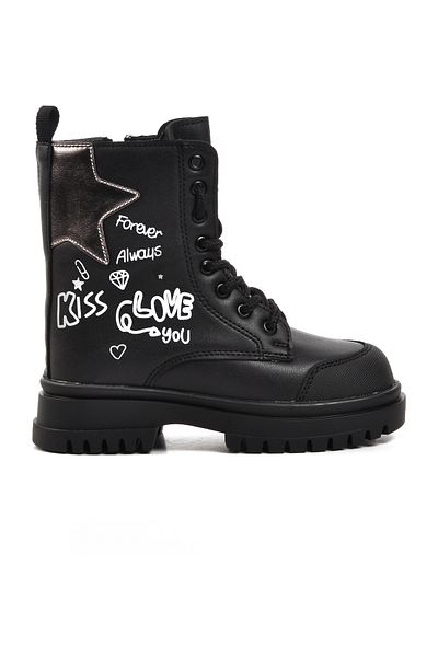 pepino Black Girl's Boots