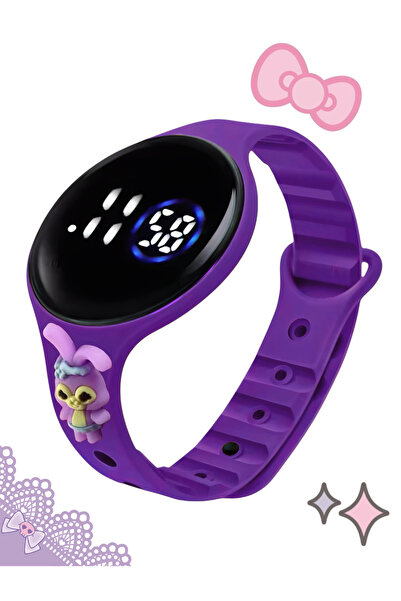 Onkatech Su Geçirmez Figürlü Dijital Led Ekran Işıklı Akıllı Çocuk Saati