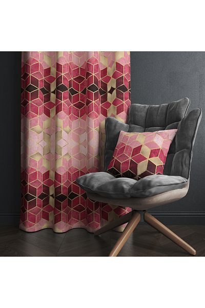 stellahomes Special Design Decorative Background Curtain 140X260 cm Single Wing