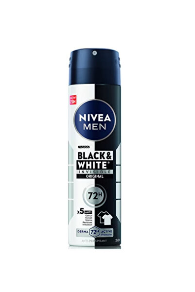 NIVEA Deodorant Spray Men Invisible Pentru Black & White Power, 250 ml