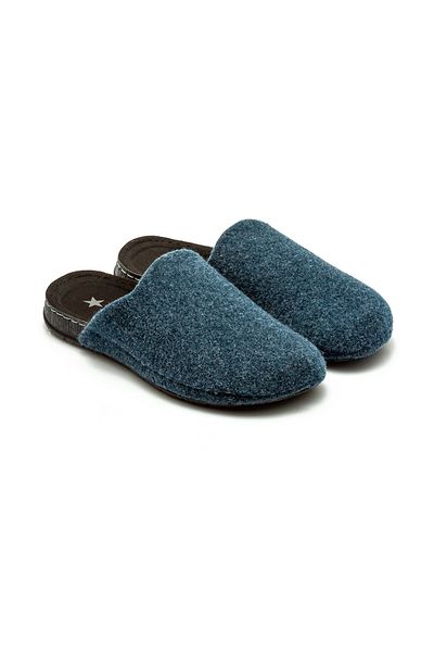 Twigy Ανδρικές παντόφλες Felt Home Navy Blue 41/45
