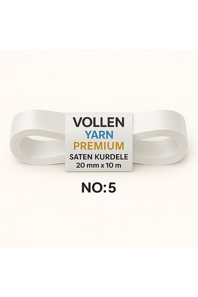 vollen yarn No:5 20 mm 10 Mt Satin Ribbon